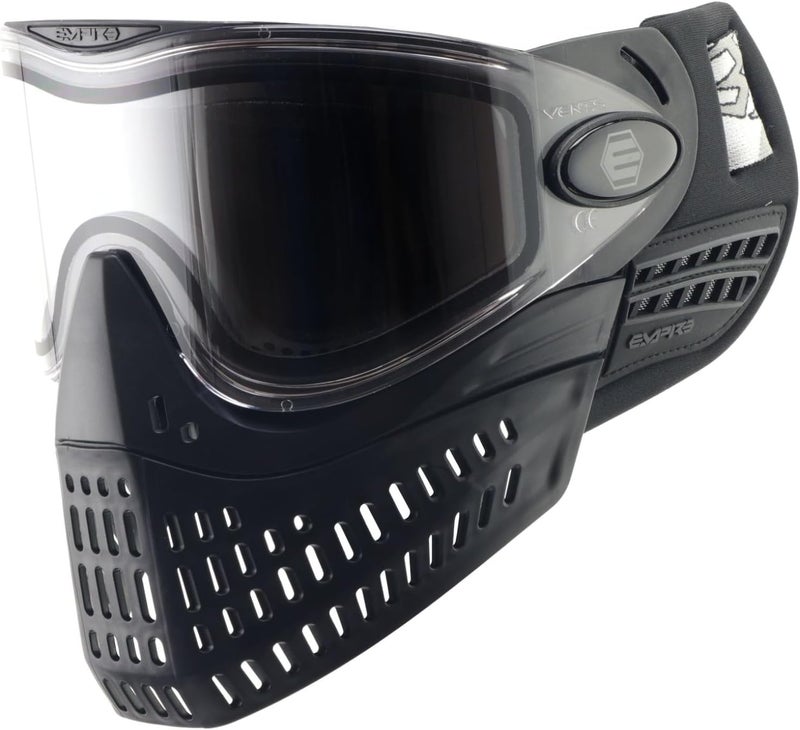 Empire e-Vent Paintball Goggle with Dual Thermal Lens – Black or Gray Anti-Fog Protective Mask for Paintball - Image 2